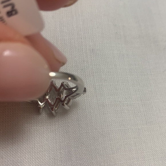 NET JTV BELLA LUCE 3.42CTW RHODIUM OVER STERLING SILVER RING (2.07CTW DEW) - Picture 3 of 5